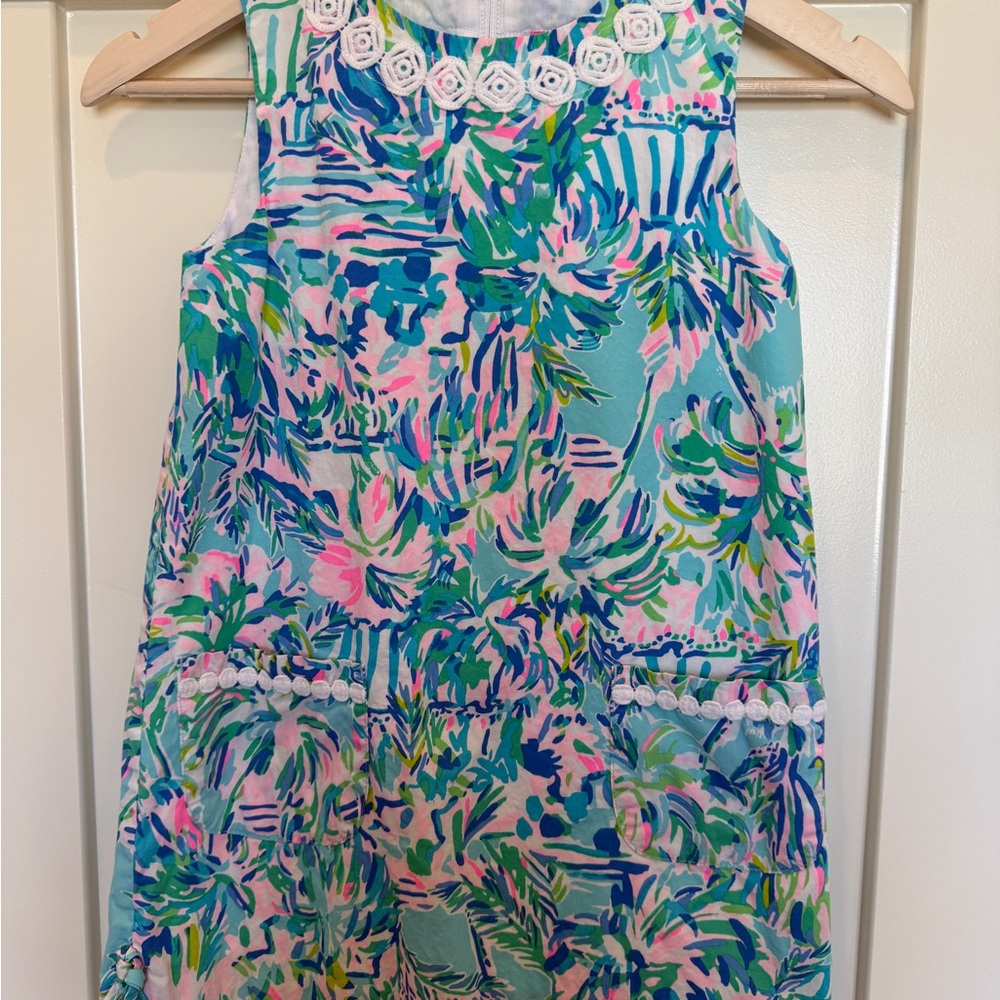 Lilly Pulitzer Kids Casual Dress - Blue, Pink, Green